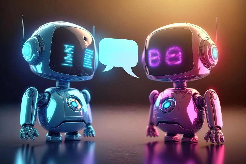 Two chatbots represent the two main categories of chatbot technology